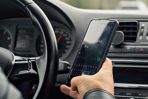 Telephone au volant